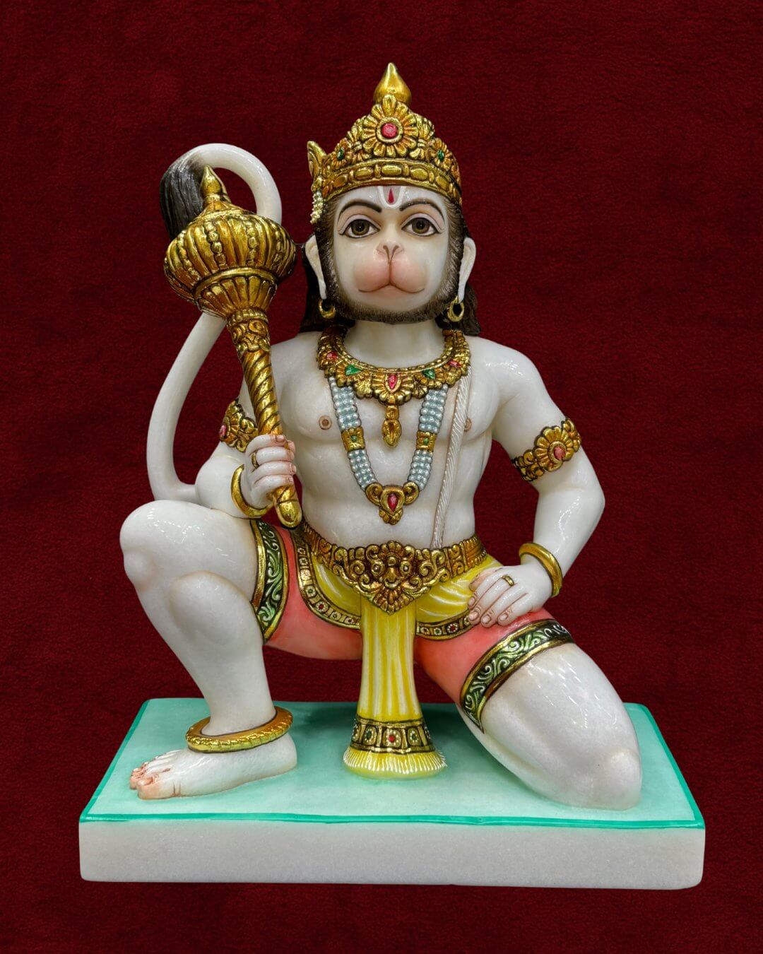 Marble Hanuman Ji - Style 2